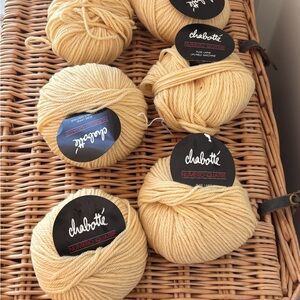 Chabotte Cream Yarn Bundle 6 skeins